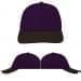 USA Made Purple-Black Lowstyle Structured Cap