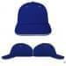 USA Made Royal Blue-Light Gray Lowstyle Structured Cap