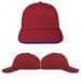 USA Made Red-Royal Blue Lowstyle Structured Cap