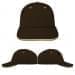 USA Made Black-Khaki Lowstyle Structured Cap