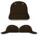 USA Made Black-White Lowstyle Structured Cap