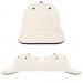 USA Made White-Black Lowstyle Structured Cap