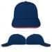USA Made Navy-Red Lowstyle Structured Cap