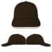 Black-White Canvas Snapback Lowstyle, Virtual Image