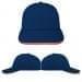 Navy-Orange Canvas Snapback Lowstyle, Virtual Image
