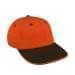 Orange Lowstyle Structured-Black Visor, Eyelets