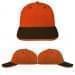 USA Made Orange-Black Lowstyle Structured Cap