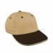 Khaki Lowstyle Structured-Black Visor, Eyelets