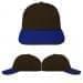 USA Made Black-Royal Blue Lowstyle Structured Cap