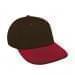 Black Lowstyle Structured-Red Visor, Eyelets