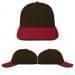 USA Made Black-Red Lowstyle Structured Cap