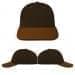 USA Made Black-Light Brown Lowstyle Structured Cap