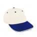 White Lowstyle Structured-Royal Blue Visor, Eyelets