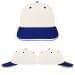USA Made White-Royal Blue Lowstyle Structured Cap