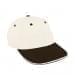 White Lowstyle Structured-Black Visor, Eyelets