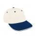 White Lowstyle Structured-Navy Visor, Eyelets