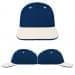 USA Made Navy-White Lowstyle Structured Cap