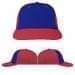 USA Made Royal Blue-Red Lowstyle Structured Cap