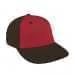 Red Lowstyle Structured-Black Back Half, Visor