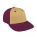 Khaki Lowstyle Structured-Burgundy Back Half, Visor