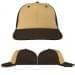 USA Made Khaki-Black Lowstyle Structured Cap
