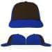 USA Made Black-Royal Blue Lowstyle Structured Cap