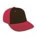 Black Lowstyle Structured-Red Back Half, Visor