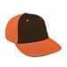 Black Lowstyle Structured-Orange Back Half, Visor
