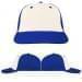 USA Made White-Royal Blue Lowstyle Structured Cap