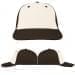 USA Made White-Black Lowstyle Structured Cap