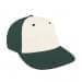 White Lowstyle Structured-Hunter Green Back Half, Visor
