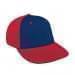 Navy Lowstyle Structured-Red Back Half, Visor