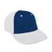 Navy Lowstyle Structured-White Back Half, Visor
