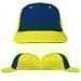 USA Made Navy-Safety Green Lowstyle Structured Cap