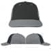 USA Made Dark Gray-Light Gray Lowstyle Structured Cap