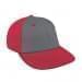 Light Gray Lowstyle Structured-Red Back Half, Visor