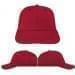 USA Made Red-Royal Blue Lowstyle Structured Cap