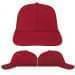 USA Made Red-Black Lowstyle Structured Cap