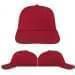 USA Made Red-Navy Lowstyle Structured Cap