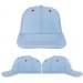 USA Made Light Blue-Red Lowstyle Structured Cap