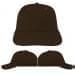 USA Made Black-Red Lowstyle Structured Cap