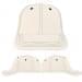 USA Made White-Hunter Green Lowstyle Structured Cap