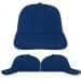 USA Made Navy-Red Lowstyle Structured Cap
