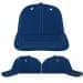 USA Made Navy-White Lowstyle Structured Cap