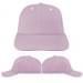 USA Made Pink-White Lowstyle Structured Cap