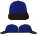 USA Made Royal Blue-Black Lowstyle Structured Cap
