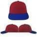 USA Made Red-Royal Blue Lowstyle Structured Cap