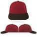 USA Made Red-Black Lowstyle Structured Cap