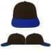 USA Made Black-Royal Blue Lowstyle Structured Cap