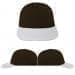 USA Made Black-White Lowstyle Structured Cap